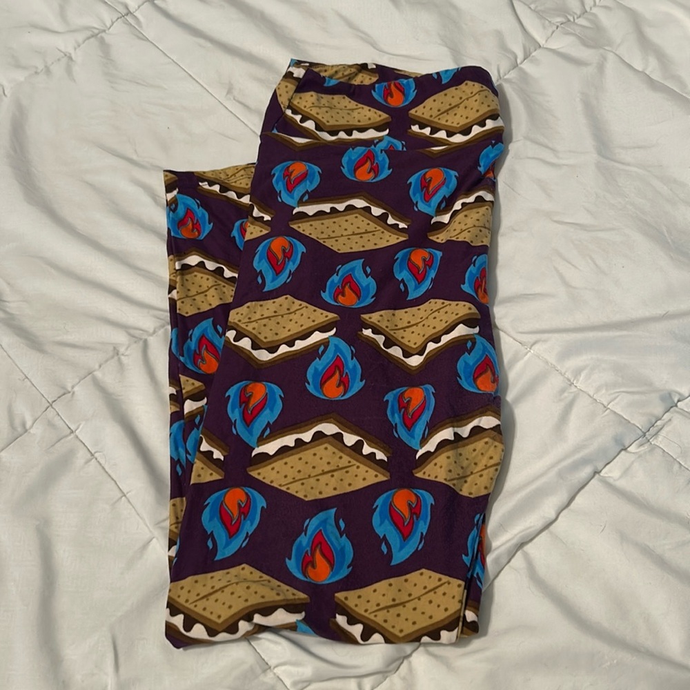 Lularoe Tall and Curvy Leggings- S’Mores